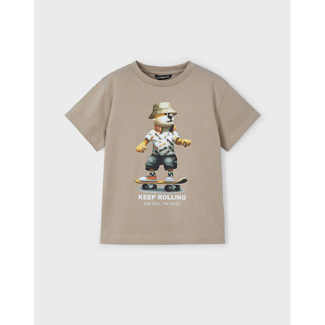 Product MAYORAL SHORT SLEEVE TOP "KEEP ROLLING" base image