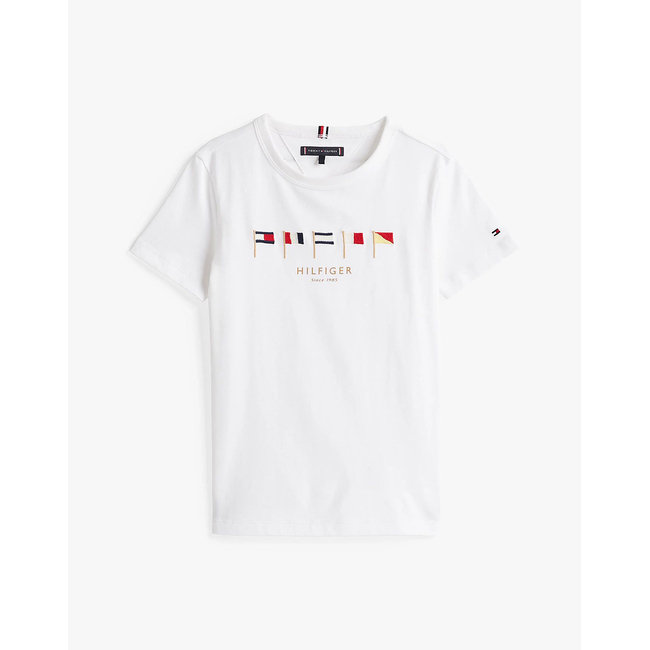 Product TOMMY HILFIGER MULTI FLAG EMB REG TEE SS base image