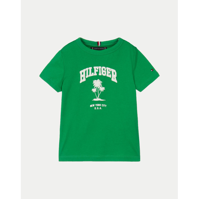 Product TOMMY HILFIGER HILFIGER PALM PRINT TEE SS base image