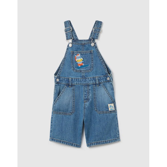 Product OVS OVERALL DENIM MIXED LINEN base image