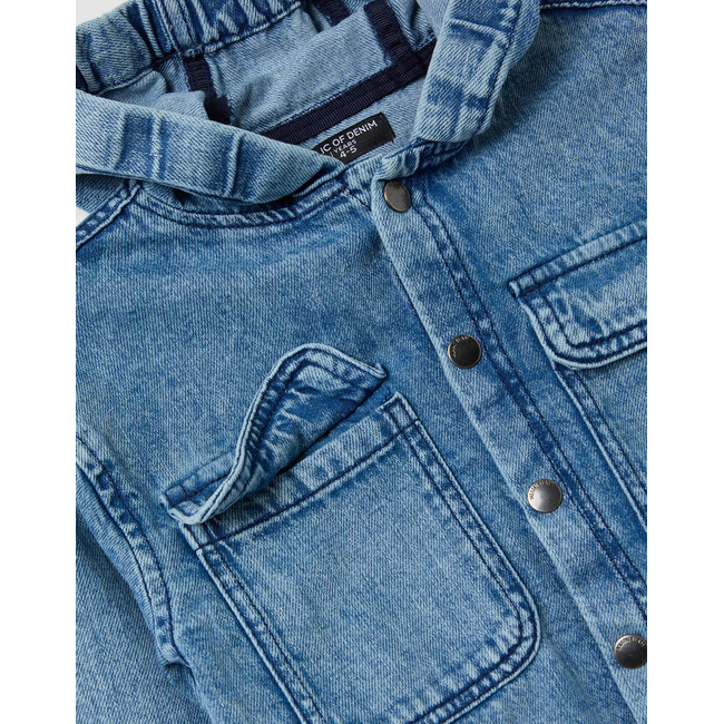 Product OVS DENIM SHIRT WITH HOOD base image