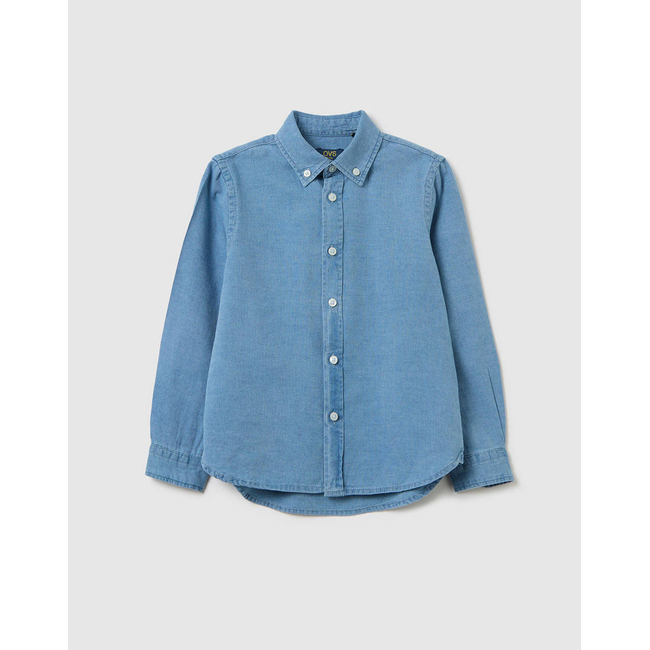 Product OVS SHIRT L/S INDIGO DOBBY base image