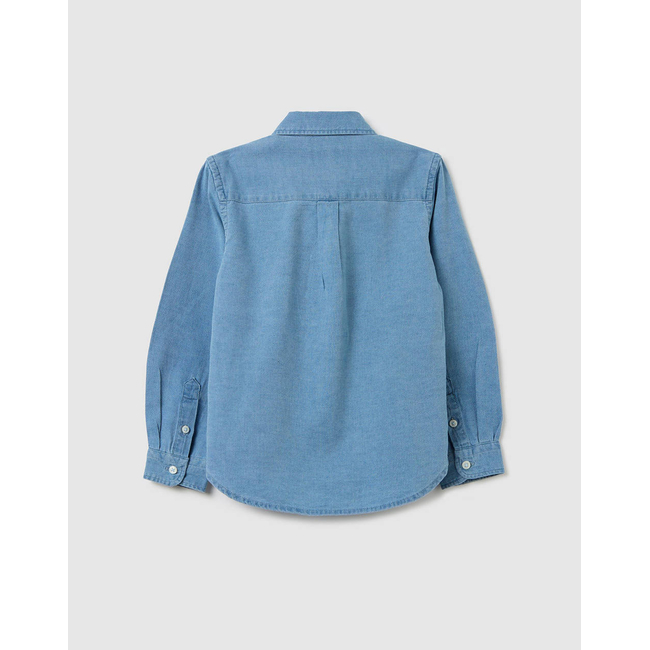 Product OVS SHIRT L/S INDIGO DOBBY base image