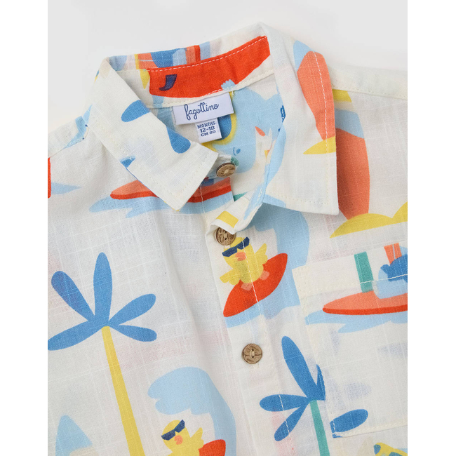 Product OVS AOP SHORT SLEEVE SHIRT base image