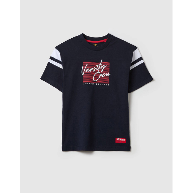 Product OVS T-SHIRT W/BAND + PRINT base image