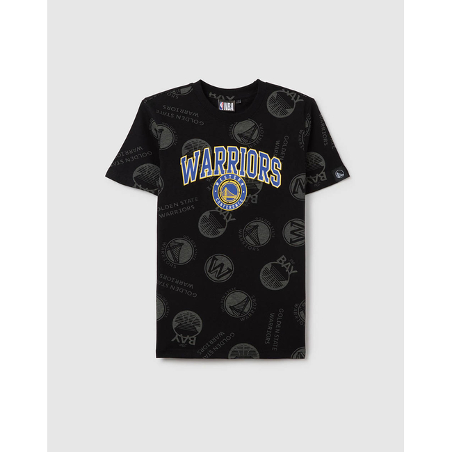 Product OVS TSHIRT NBA AOP BLACK base image
