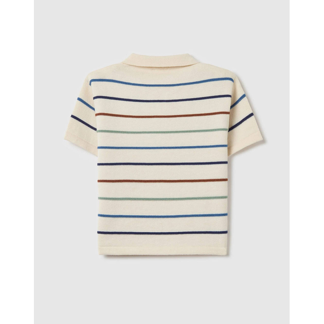Product OVS STRIPED KNITTED SS  POLO base image