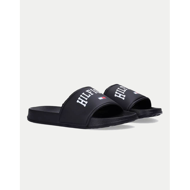 Product TOMMY HILFIGER LOGO PRINT POOL SLIDE base image