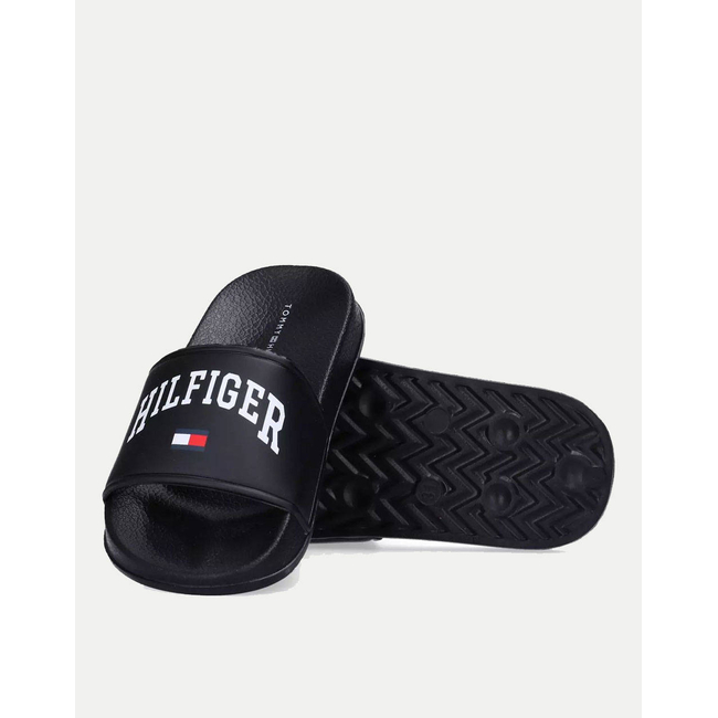 Product TOMMY HILFIGER LOGO PRINT POOL SLIDE base image