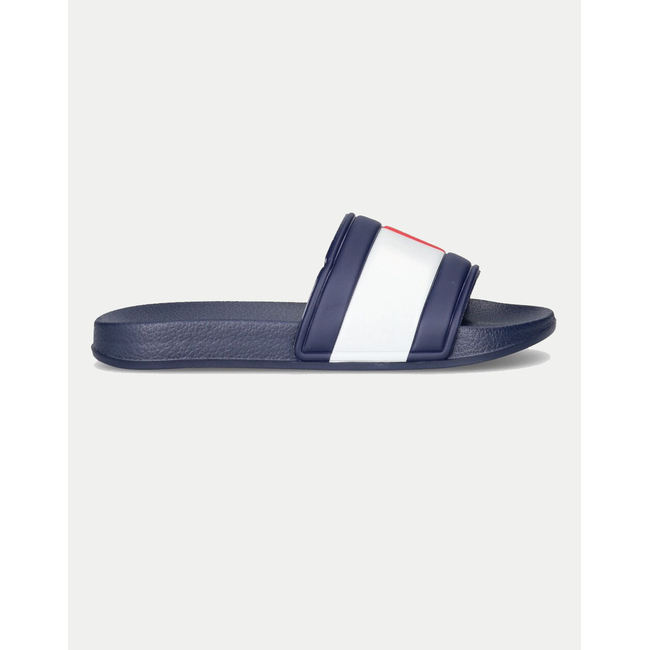 Product TOMMY HILFIGER FLAG PRINT POOL SLIDE base image