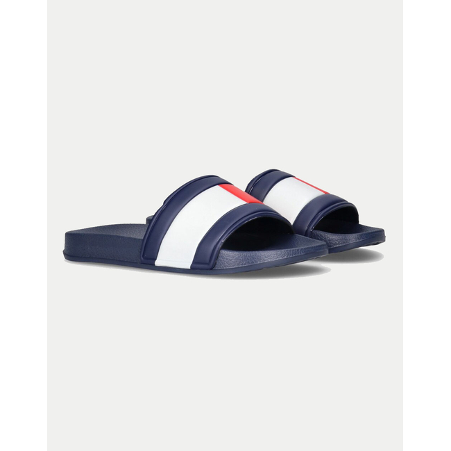 Product TOMMY HILFIGER FLAG PRINT POOL SLIDE base image