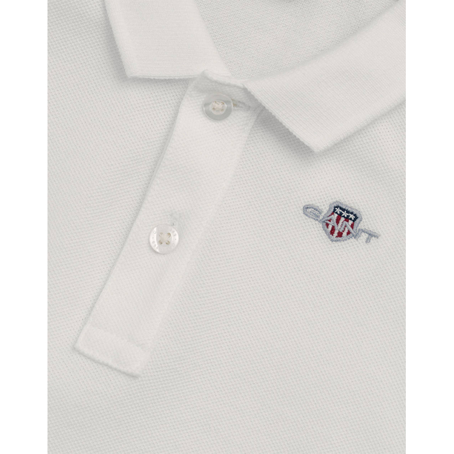 Product GANT ΜΠΛΟΥΖΑ ΚΜ SHIELD PIQUE SS RUGGER base image