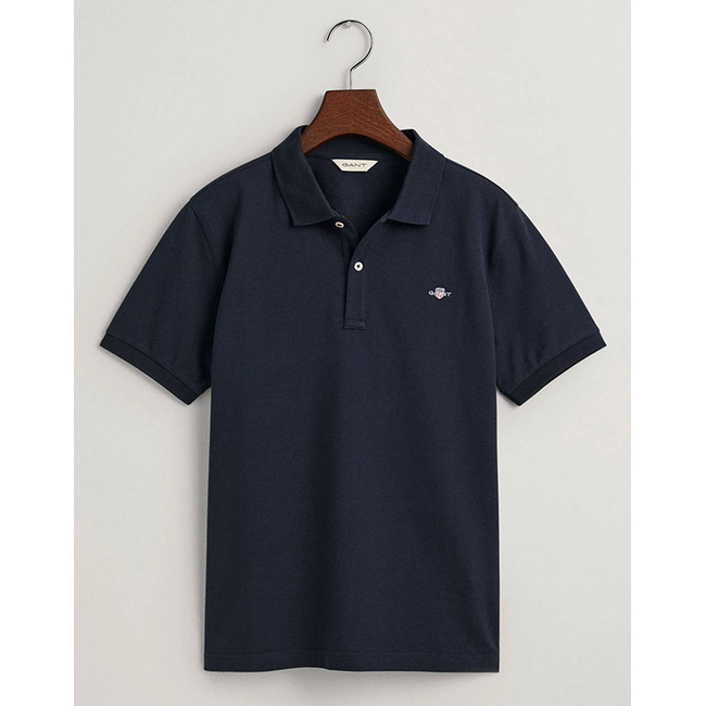 Product GANT ΜΠΛΟΥΖΑ ΚΜ SHIELD SS PIQUE base image