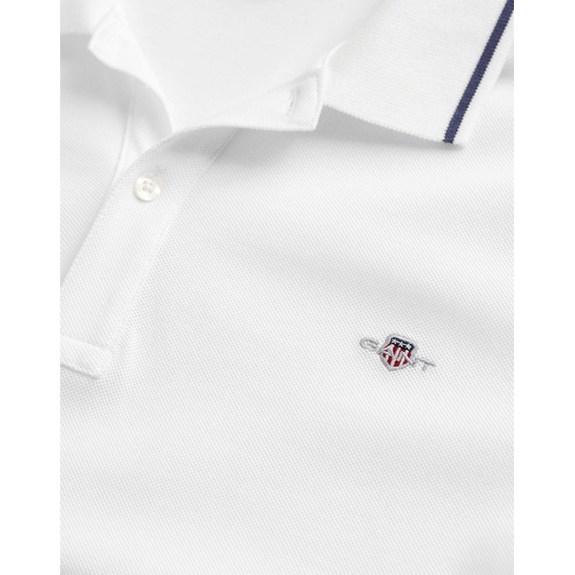 Product GANT ΜΠΛΟΥΖΑ ΚΜ SHIELD SS PIQUE base image