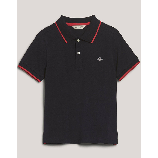 Product GANT ΜΠΛΟΥΖΑ ΚΜ GANT STRIPED POLO PIQUE RUGGER base image
