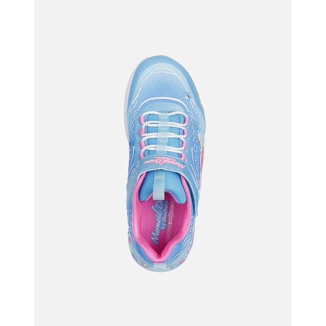 Product SKECHERS Lighted Mermaid Wrap Sneaker W/ Bungee & Strap base image