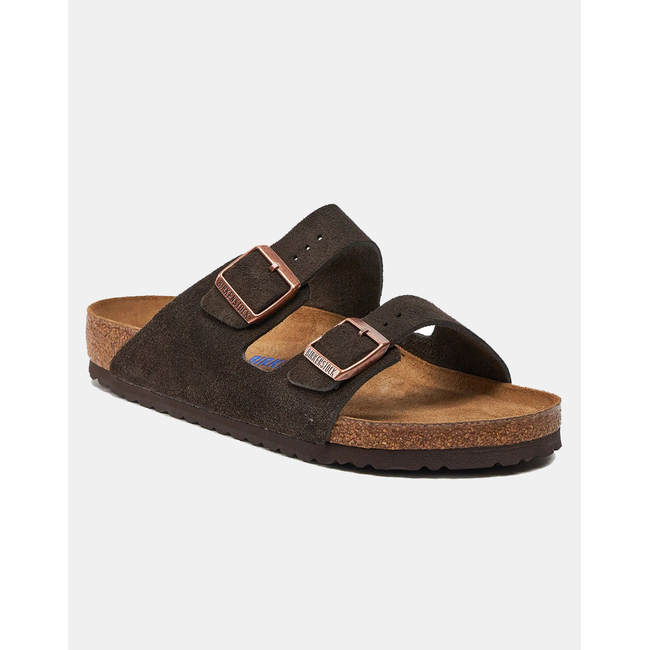 Product BIRKENSTOCK  S26 LEATHER ARIZONA SFB LEVE MOCCA 35 - 46 REGULAR CORE ESSENTIAL ΠΑΠΟΥΤΣΙ UNISEX base image