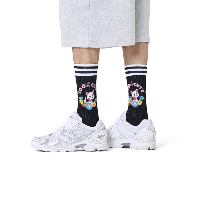 Product HAPPY SOCKS 100% Cute Sneaker Sock base image