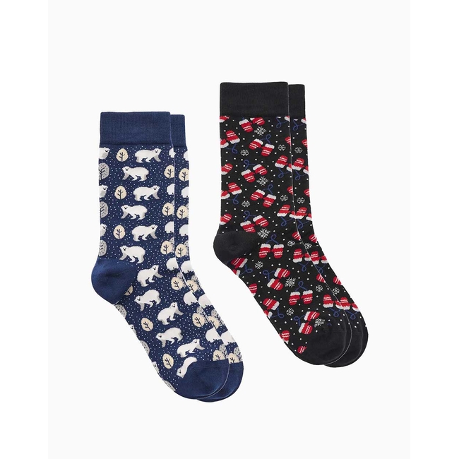 Product WALK UNISEX X-MAS ΚΑΛΤΣΕΣ BAMBOO 2 ΖΕΥΓΗ base image