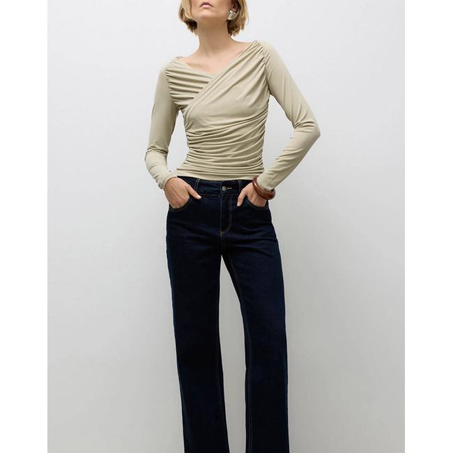 Product AWARE BY VERO MODA AWSOPHIA LS V-NECK WRAP TOP base image