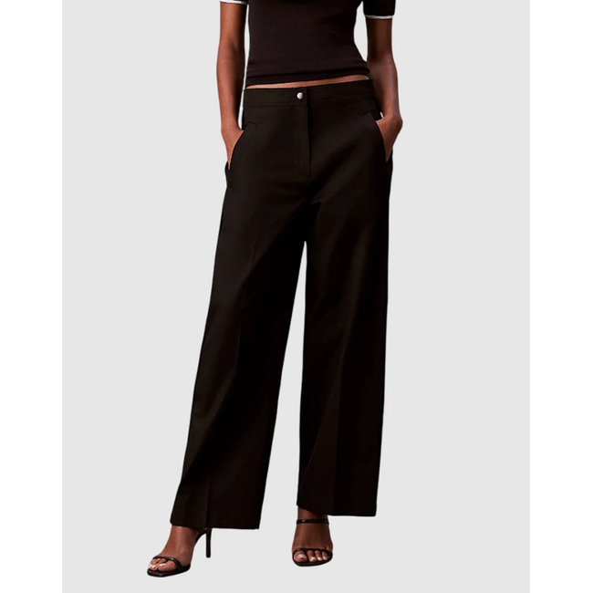Product CALVIN KLEIN JEANS COTTON TWILL AOP LOGO STRIPE PAN base image