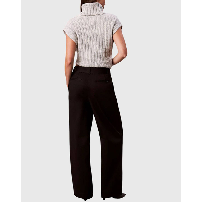 Product CALVIN KLEIN Cotton Twill Belted Trouser base image