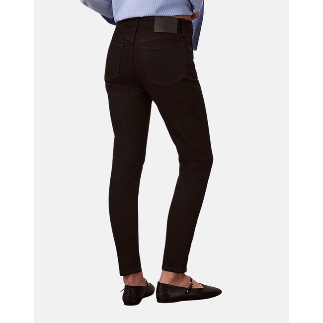 Product CALVIN KLEIN MID RISE SKINNY CK CLASSIC BLACK base image