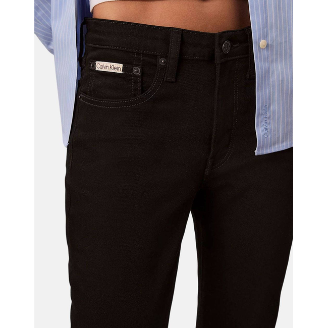 Product CALVIN KLEIN MID RISE SKINNY CK CLASSIC BLACK base image