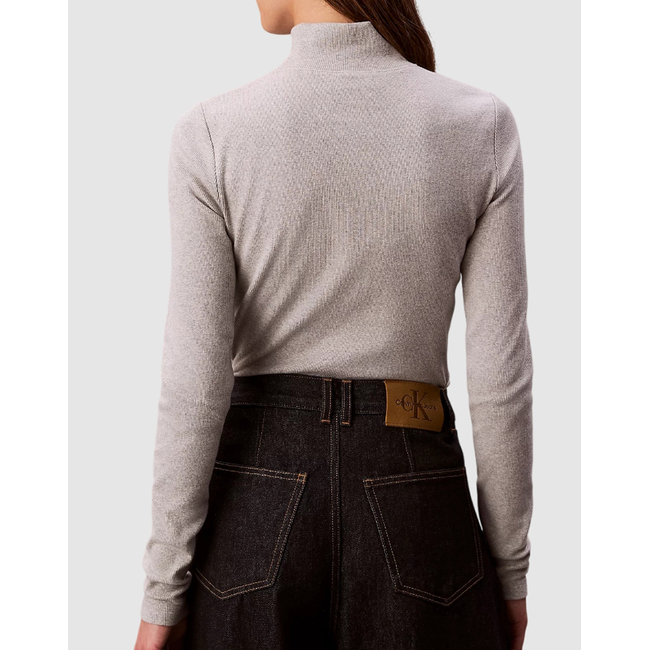 Product CALVIN KLEIN LS WOVEN LABEL TURTLENECK base image