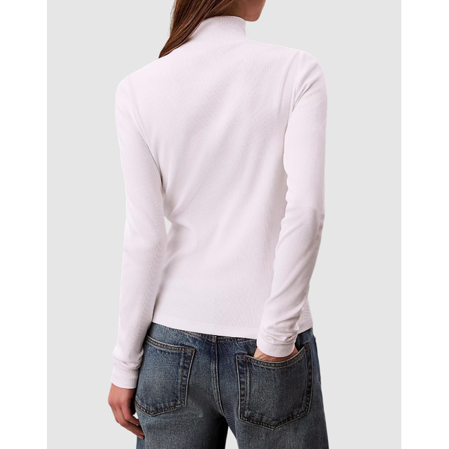 Product CALVIN KLEIN LS WOVEN LABEL TURTLENECK base image