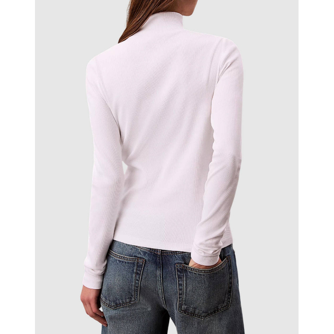 Product CALVIN KLEIN LS WOVEN LABEL TURTLENECK base image