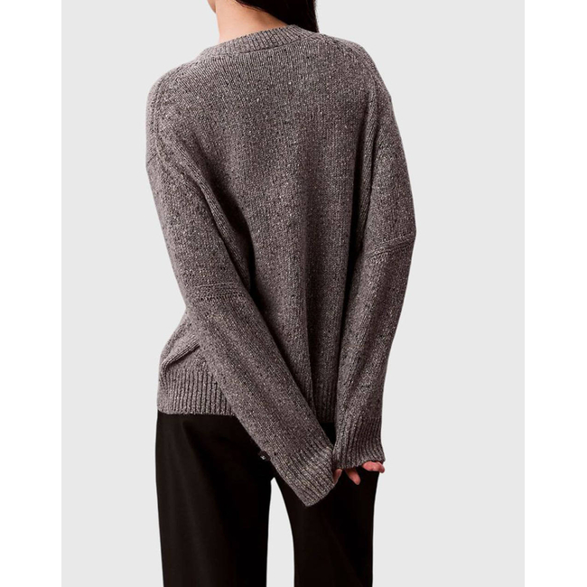 Product CALVIN KLEIN Chunky Neps V Neck Sweater base image