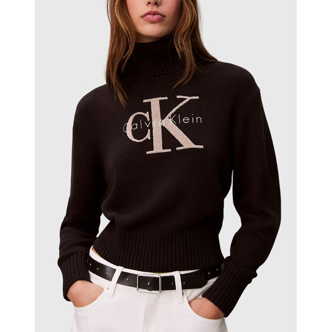 Product CALVIN KLEIN CHENILLE MONOLOGO SWEATER base image