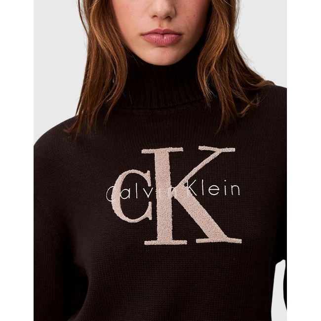Product CALVIN KLEIN CHENILLE MONOLOGO SWEATER base image