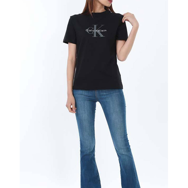 Product CALVIN KLEIN JEANS HR SS CLSSC MNLG CNC base image