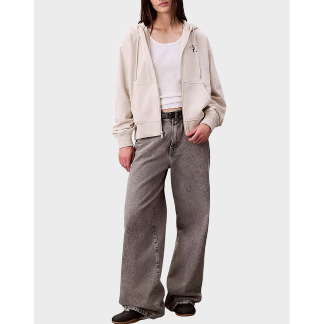 Product CALVIN KLEIN MONOLOGO FRENCH TERRY FZ BF HOOD base image