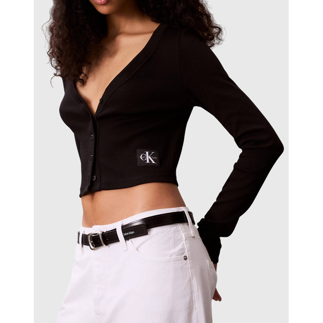 Product CALVIN KLEIN JEANS A-LS WVN LBL 2X2 CTT base image