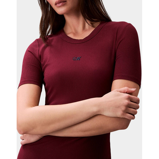 Product CALVIN KLEIN JEANS A - MODAL RIB SS DRESS base image