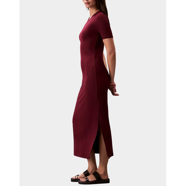 Product CALVIN KLEIN JEANS A - MODAL RIB SS DRESS base image