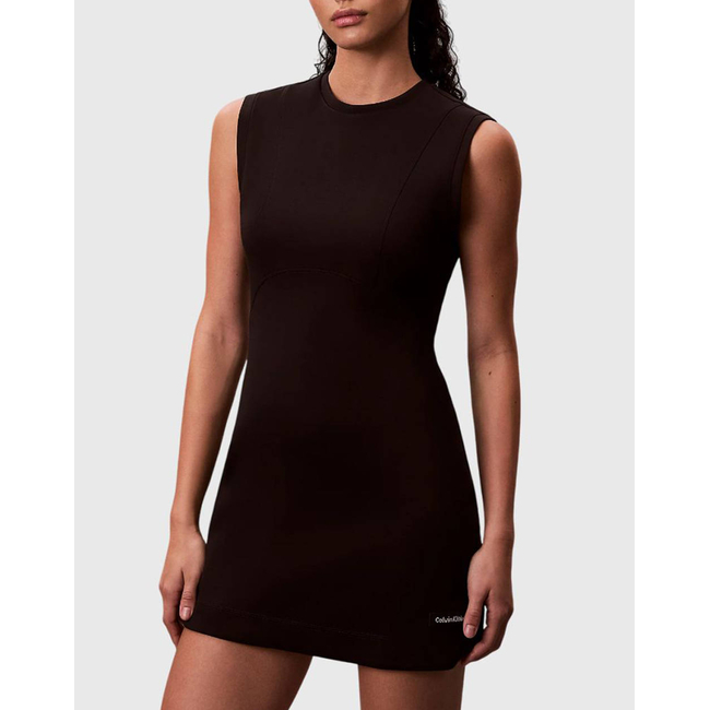 Product CALVIN KLEIN JEANS SL SCUBA SEAM DETAIL MINI DRESS base image