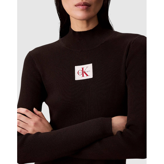 Product CALVIN KLEIN JEANS LS T NECK MINI DRESS base image