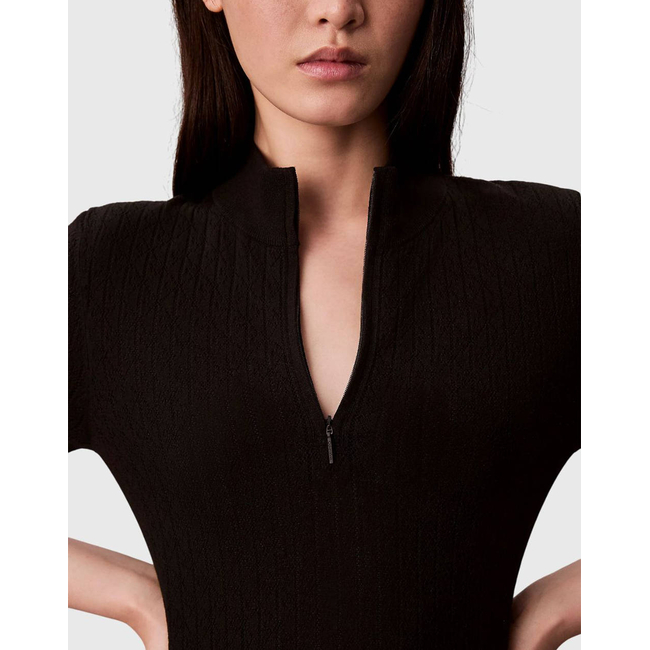 Product CALVIN KLEIN Sporty 1/4 Zip Mini Sweater Dres base image
