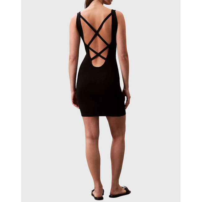 Product CALVIN KLEIN Novelty Sheen Cross Back Dress base image