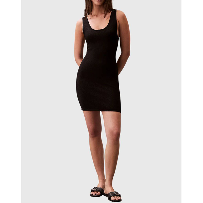 Product CALVIN KLEIN Novelty Sheen Cross Back Dress base image