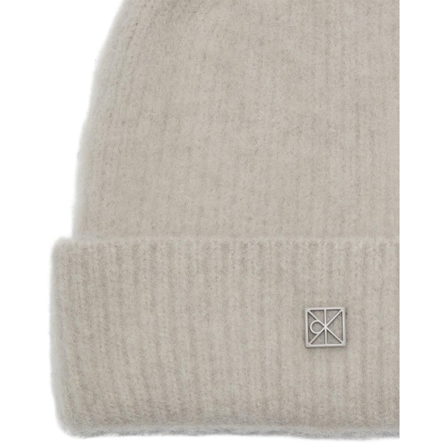 Product CALVIN KLEIN EMBLEM BRUSHED POMPOM BEANIE base image