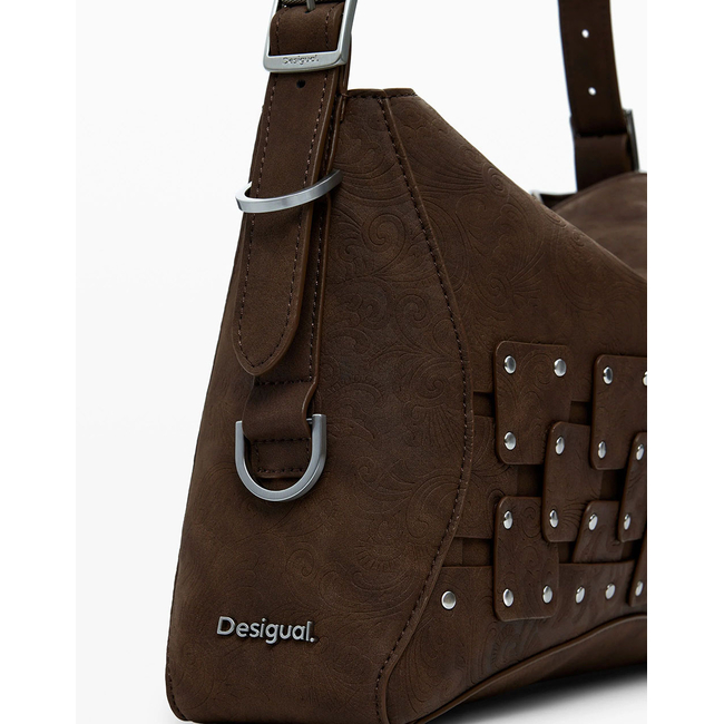 Product DESIGUAL  BAG_NEW PATCH 2 CHOCO ΤΣΑΝΤΑ ΓΥΝΑΙΚΕΙΟ base image