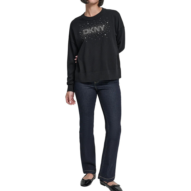 Product DKNY P5MSBY47  ΠΟΥΛΟΒΕΡ ΜΑΚΡΥΜΑΝΙΚΟ DKNY base image