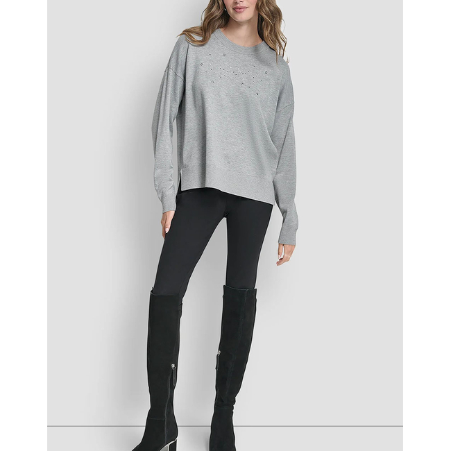 Product DKNY P5MSBY47  ΠΟΥΛΟΒΕΡ ΜΑΚΡΥΜΑΝΙΚΟ DKNY base image