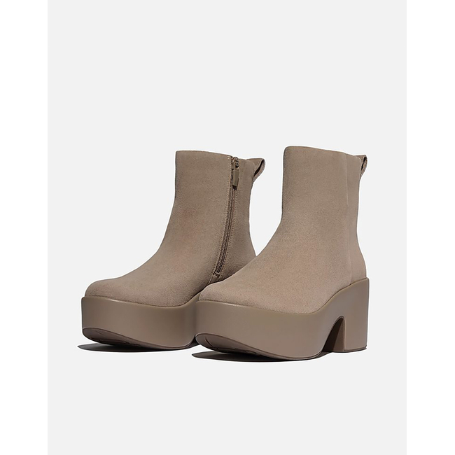 Product FIT FLOP PLATFFORM ZIP UP ANKLE BOOT - SUEDE​ base image