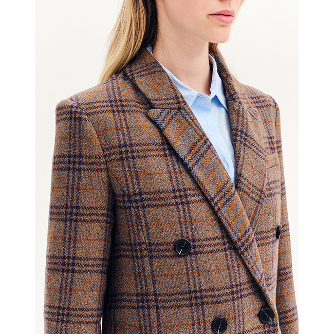 Product FOREL Checked double-breasted jacket base image